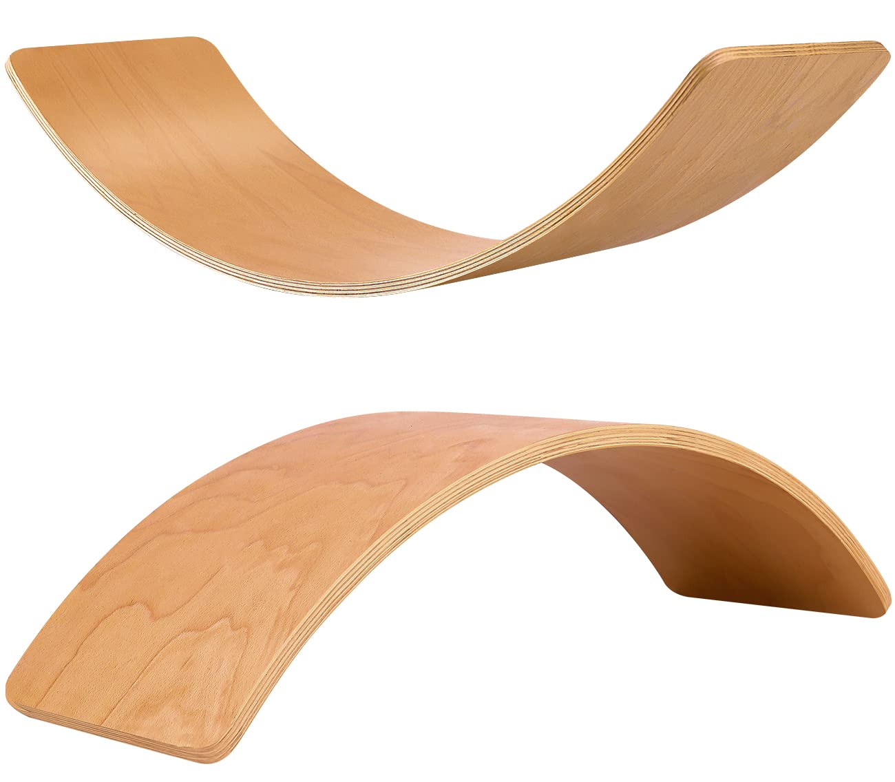 Wooden Balance Board Kids 37" Natural Wobble Board Wooden Toys for Toddlers Kids & Adults Birthday Gifts for 2 3 4 5 6 7 8 Year Old Boys Girls Kids Open Ended Montessori Waldorf Learning Toy