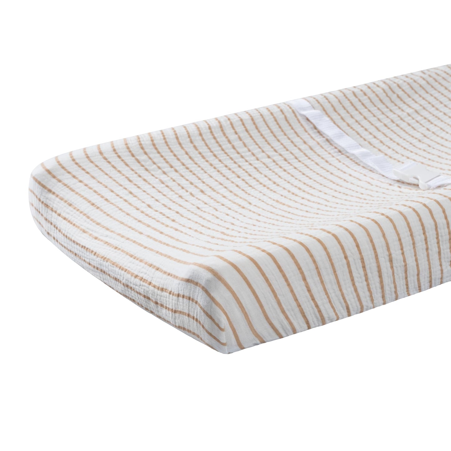 Meracorallo Muslin Changing Pad Cover 100% Cotton Soft and Comfortable Changing Table Cover for Baby Boys and Girls Neutral Stripe