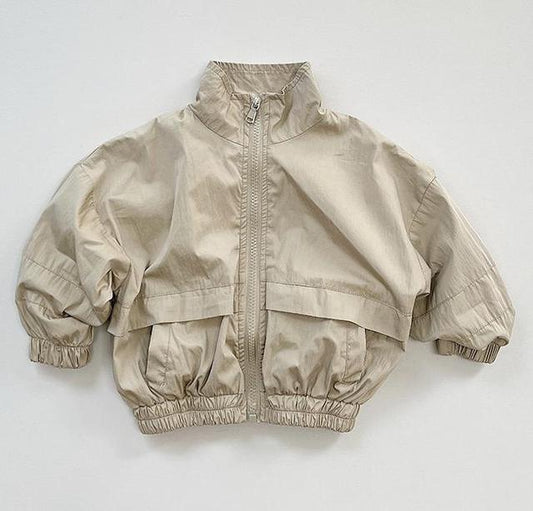 Fashionable Solid Color Baby Sunscreen Jacket for Boys