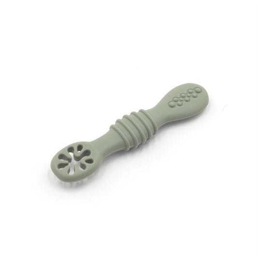 Silicone Baby Rice Spoon for Feeding and Training
