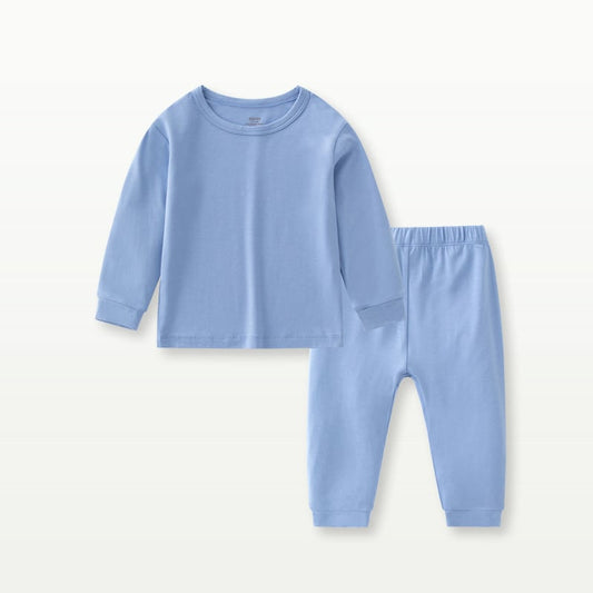 Bamboo Fiber Baby Long Johns Top and Bottom Set